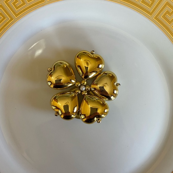 ❤️ Set of 6 unique handmade heart shaped beaded napkin holders napkin rings - Picture 4 of 8